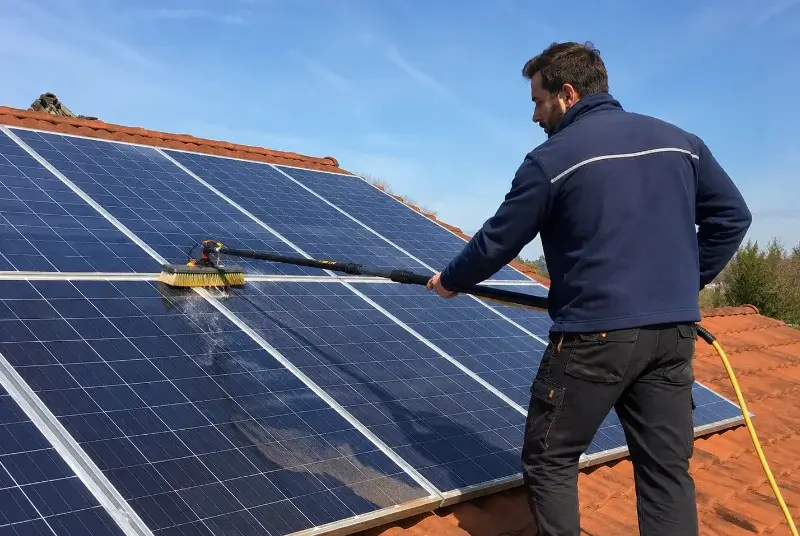 Nettoyage et entretien de panneaux solaires à Ploemeur
