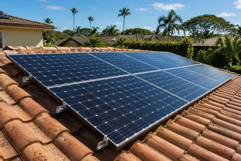 Installation de panneaux solaires à Ploemeur